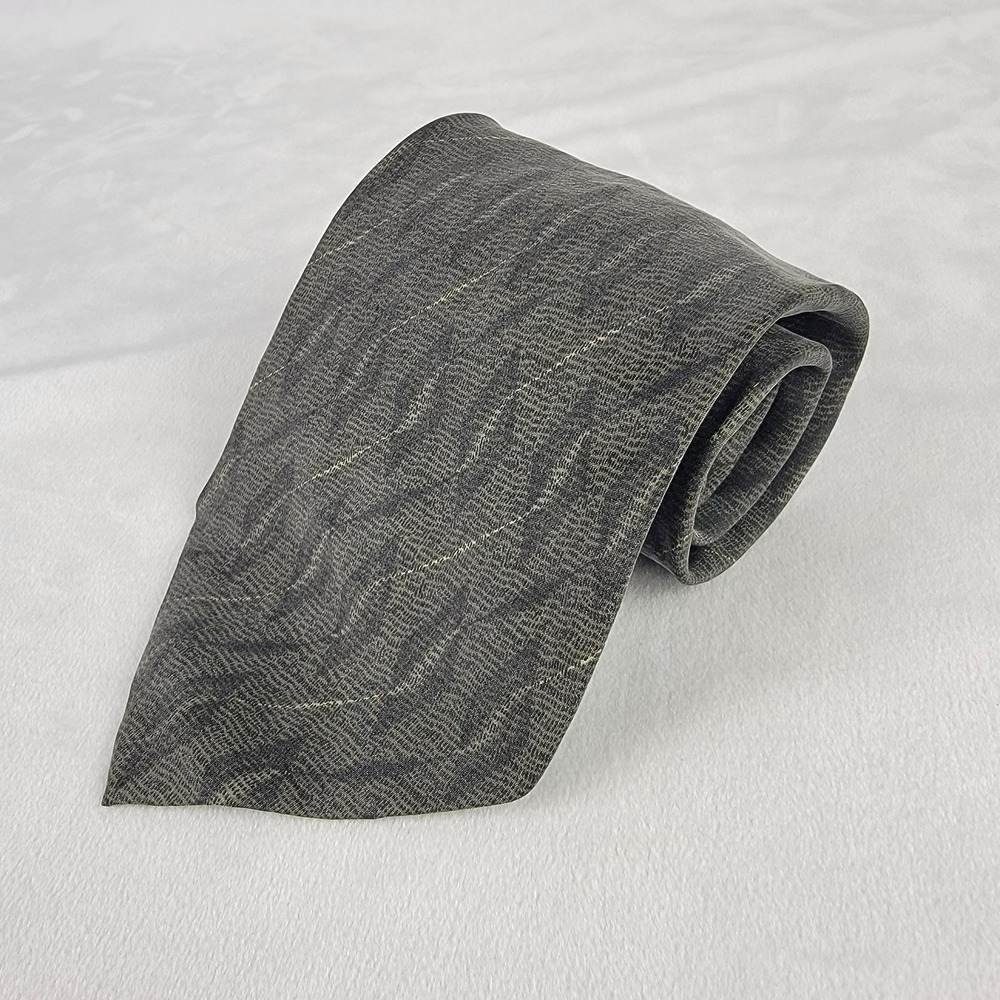 Dockers Khakis Men's Olive Silk Blend Textured Necktie DB310U02 NWT Vintage